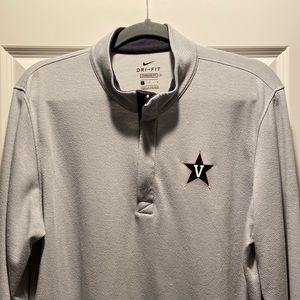 Nike Gray Quarter-Zip Jacket